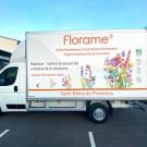 Décoration camion Florame par l'Agence Easy à Saint-Rémy de Provence
