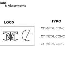 Etape 03 de la création du logo de CT Métal Concept